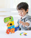 Wooden dino building set stimulates motor skills – screws, parts, creativity | Educational toy 2+