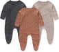 Baby bodysuit set keeps little ones warm and cosy – soft, breathable, set of 3 | 0–12 months