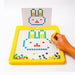 Magnetic drawing board – large surface, stylus and pattern cards | kids