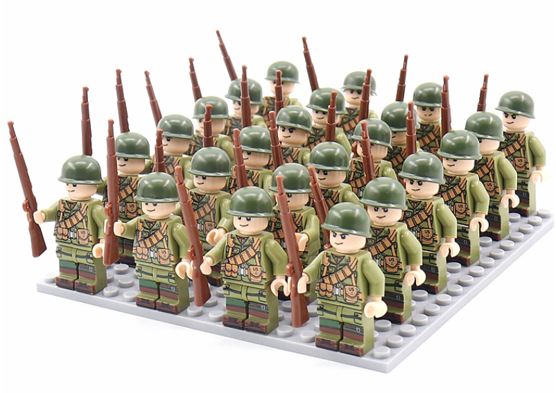 Building figures set with 21 pieces – compatible with building bricks | Kids 6+