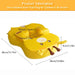 Non-inflatable baby swim ring – stable, comfortable support | swim aid