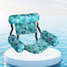 Inflatable floating pool chair with breathable mesh seat – foldable and lightweight | Pool lounger