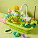 Water play table with working tap and ducks – fountain, accessories | outdoor toy
