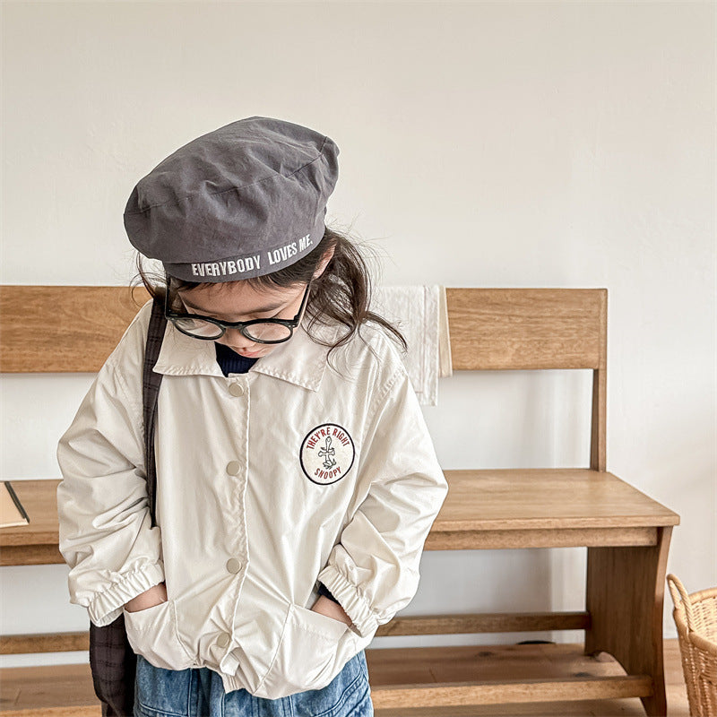 Kids' windbreaker jacket for spring and autumn – lightweight, windproof, easy-on | boys & girls