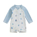 Baby swim romper with UV protection – long sleeves, quick-dry, zip fastening | Toddler swimwear