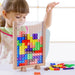 Wooden 3D puzzle for kids – creativity, spatial skills & motor skills | ages 4-10