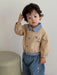 Baby and toddler baseball jacket with patchwork design – elastic cuffs | unisex autumn wear