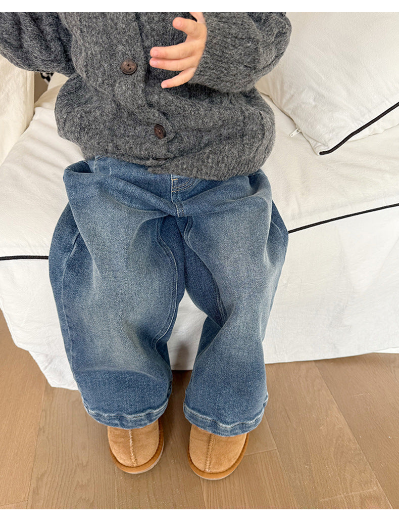 Flair jeans for girls – relaxed fit, soft denim | kids trousers