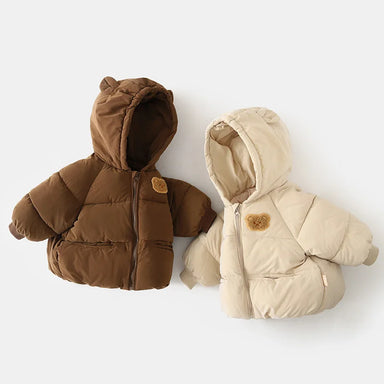 Hooded winter coat for children – warm, windproof, water-resistant | Kids outerwear