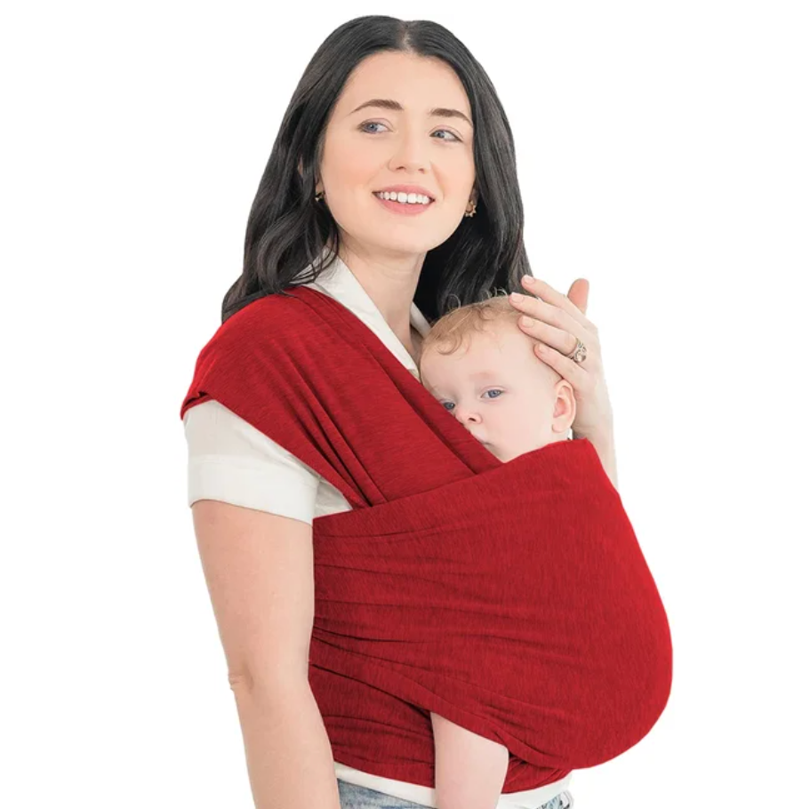 Ergonomic baby carrier with back-friendly support – padded straps, hip belt | parents