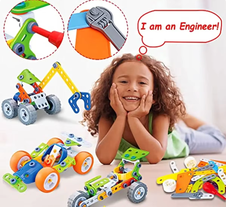 Building construction set – 5-in-1 models, STEM toy | Kids 5+
