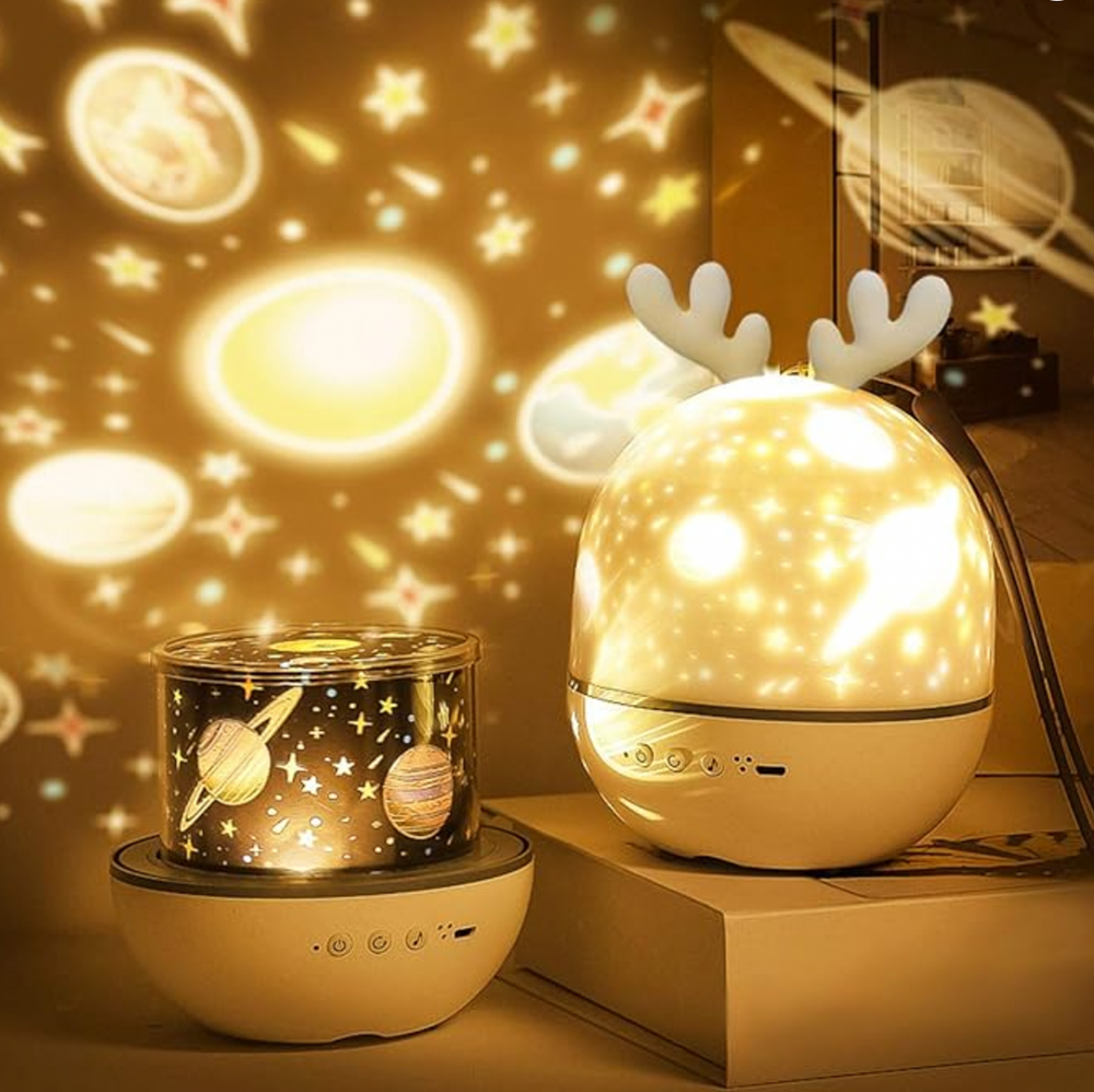 Star projector night light – remote control, adjustable colours | baby & kids