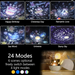 Star projector night light – remote control, adjustable colours | baby & kids