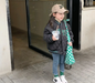 Girls' coat with bold print design – soft, durable cotton | kids outerwear