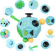 Fidget cube eases stress, boosts focus – 12-in-1, compact, portable | for kids & adults