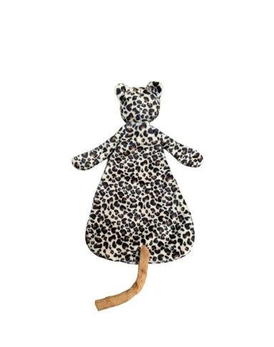 Comfort cloth with dummy loop – soft, leopard print, from newborn | Baby comforter
