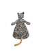 Comfort cloth with dummy loop – soft, leopard print, from newborn | Baby comforter