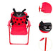 Foldable kids' camping chair with animal print – lightweight, sturdy frame | For toddlers