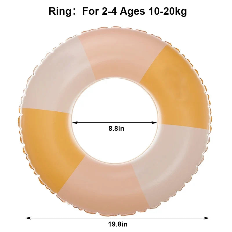 Baby swim ring with sun canopy – inflatable float | Up to 25kg