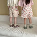 Girls' shorts with strawberry print – cotton, elastic waist | Playful summer style
