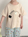 3D bear t-shirt with playful jumping design – soft cotton, comfort fit | kids tops