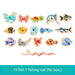 Magnetic wooden fishing game with sea animals – boosts fine motor skills | Montessori toy