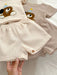 Two-piece summer outfit with bear print – soft cotton, elastic waistband | girls and boys