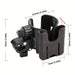 Pram phone and cup holder with universal fit – stable, 2-in-1 design | buggy accessory