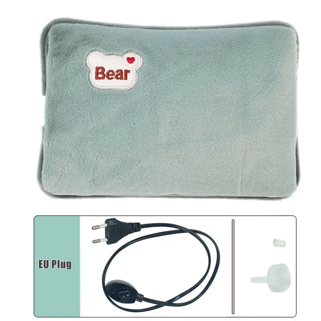 Rechargeable hot water bottle – safe, soft, leak-free | for babies & kids