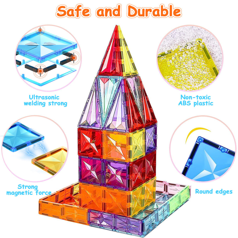 Magnetic building blocks spark creative play – strong magnets, safe design | educational toy