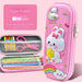 3D pencil case with space design – spacious storage, durable, lightweight | for school