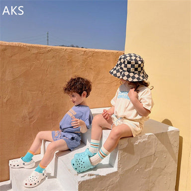 Summer set shorts and t-shirt – soft cotton, oversized fit | kids