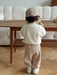 Baby & toddler baseball jacket – dog embroidery, button fastening | autumn