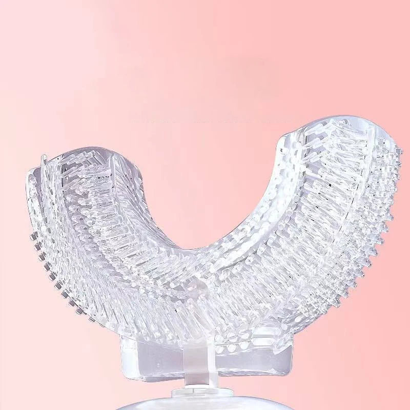 Silicone replacement head for U-shaped toothbrush – soft, hygienic, 360° clean | oral care