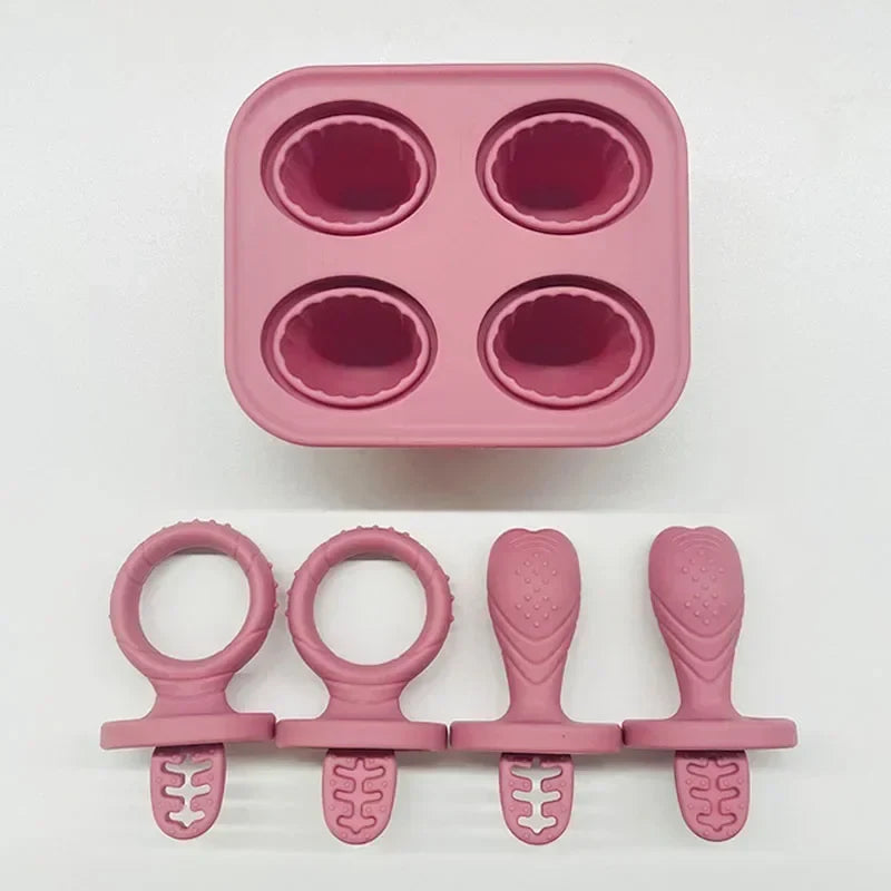 5-piece baby teether set – BPA-free silicone with handle grip | Teething toys