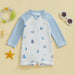 Baby swim romper with UV protection – long sleeves, quick-dry, zip fastening | Toddler swimwear