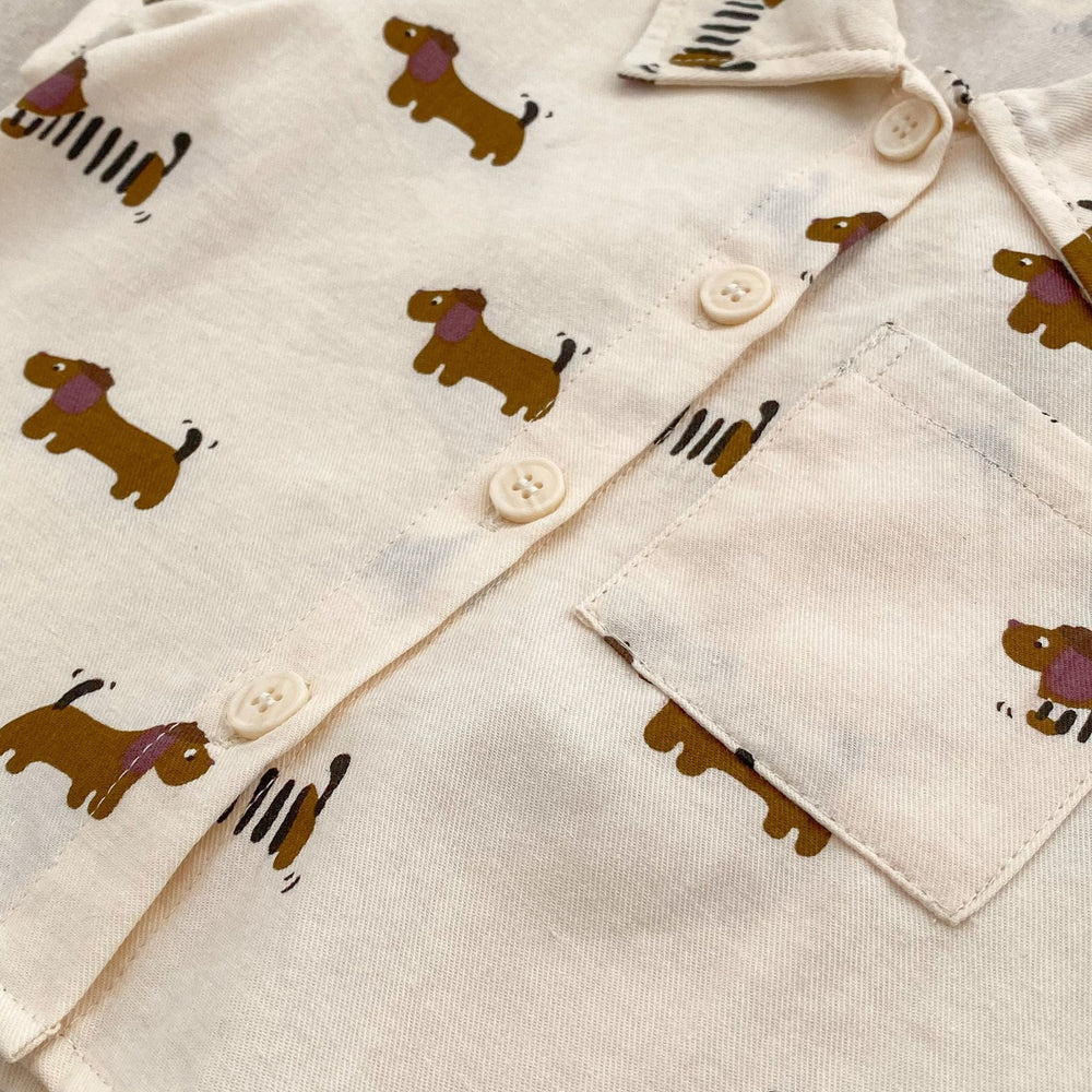 Baby summer set in soft, breathable cotton – shirt and shorts | 0–4 years