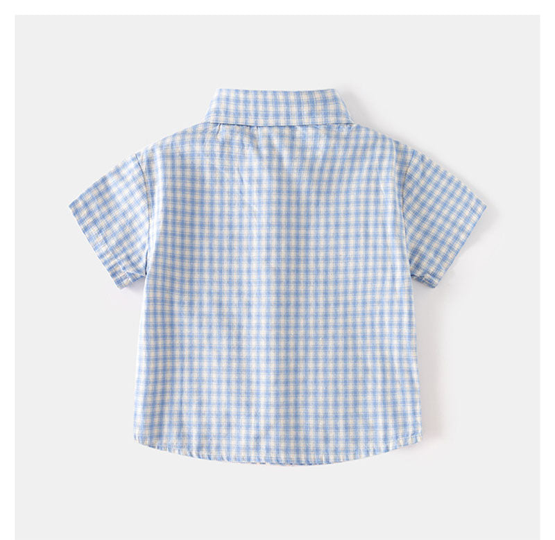 Summer outfit set with soft cotton – T-shirt, shorts & elastic waist | Unisex kids