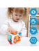 Montessori activity cube with sliders and buttons – Wooden, educational toy | Babies & toddlers