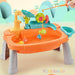 Water play toy sink with fishing game – flowing water, accessories | for kids