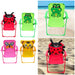 Foldable kids' camping chair with animal print – lightweight, sturdy frame | For toddlers