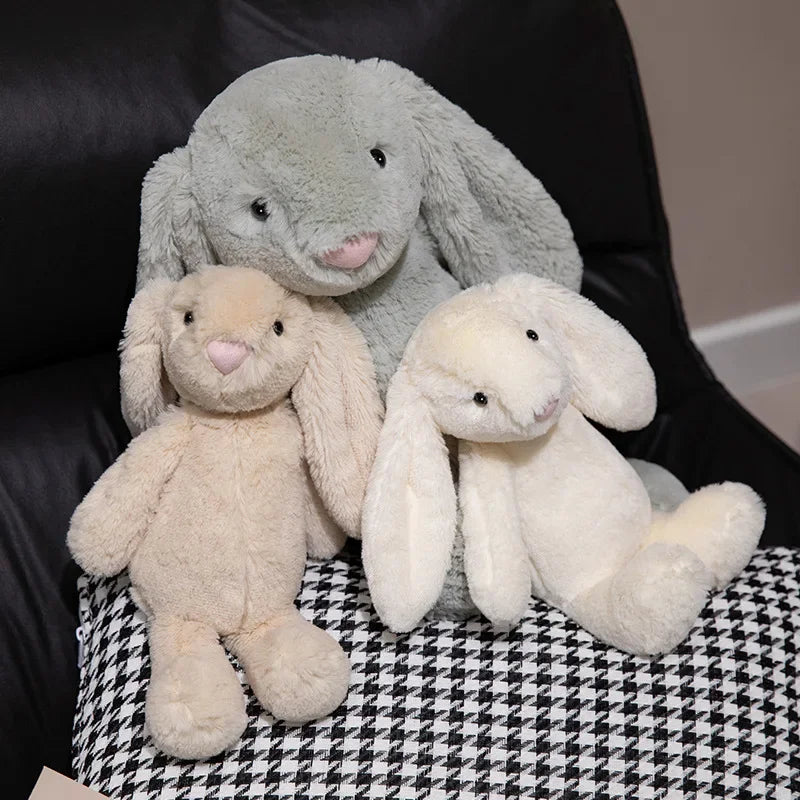 Cuddly rabbit soft toy – hypoallergenic, washable plush | Comfort toy for kids