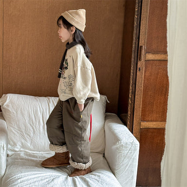 Little Explorer trousers with fleece lining – soft, durable cotton | unisex kids