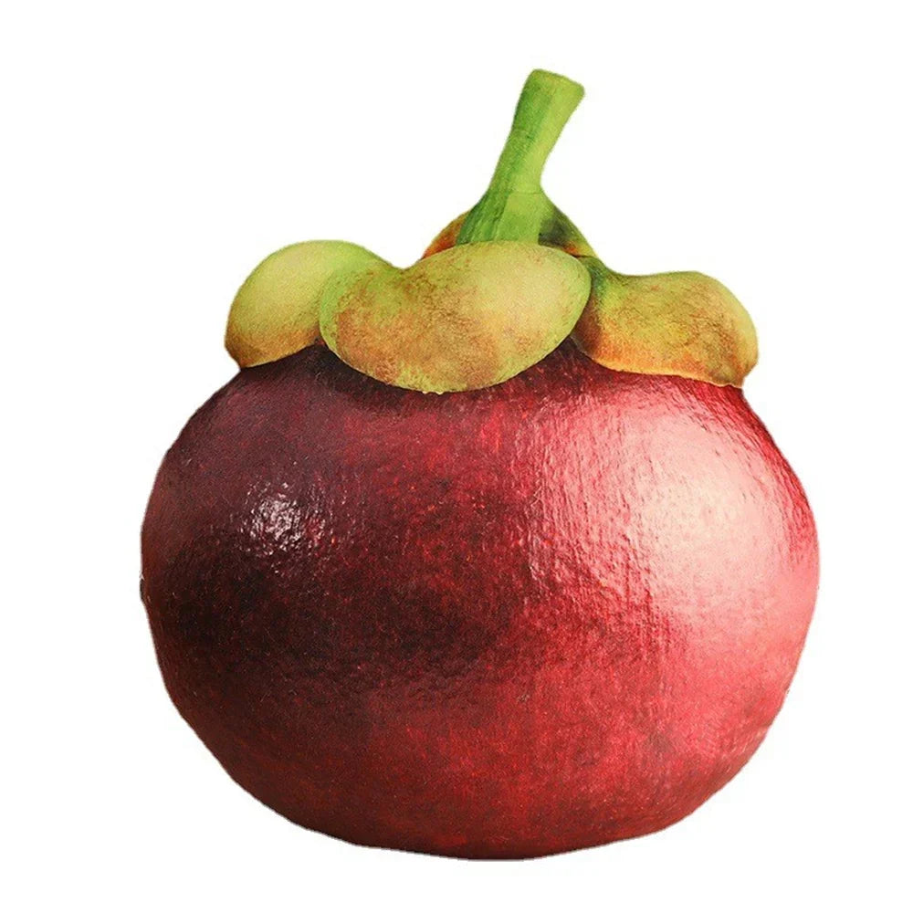 Plush fruit cushion is soft and huggable – multiple shapes, washable | for kids and adults