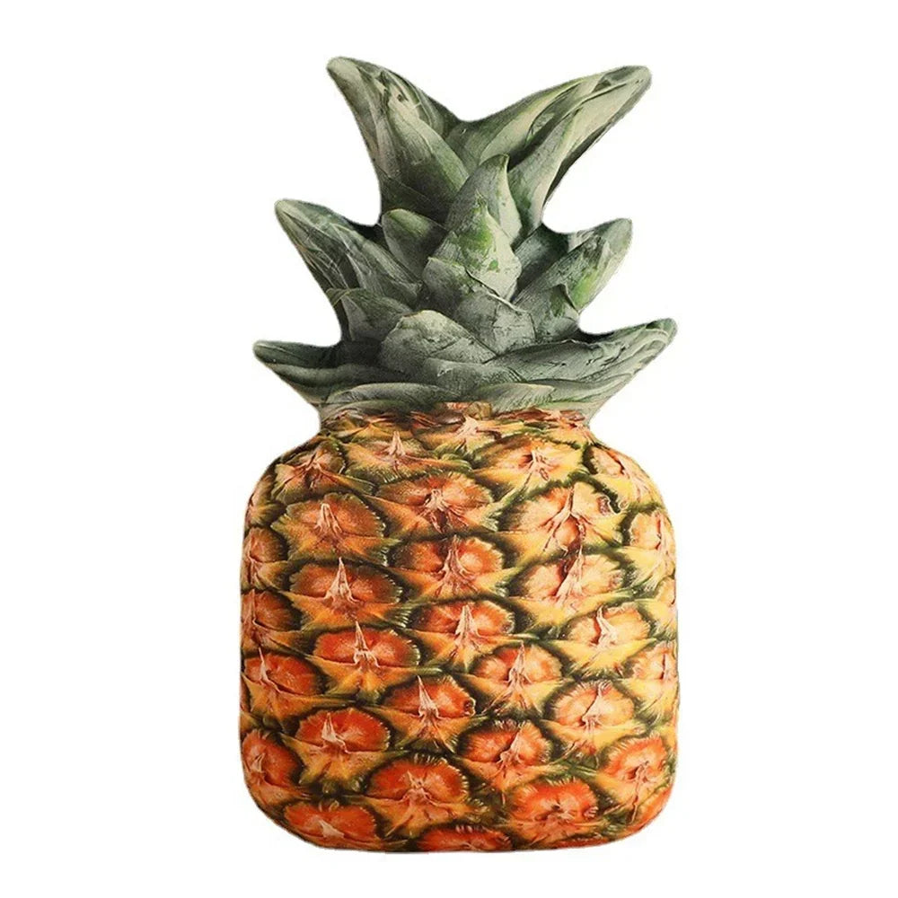 Plush fruit cushion is soft and huggable – multiple shapes, washable | for kids and adults