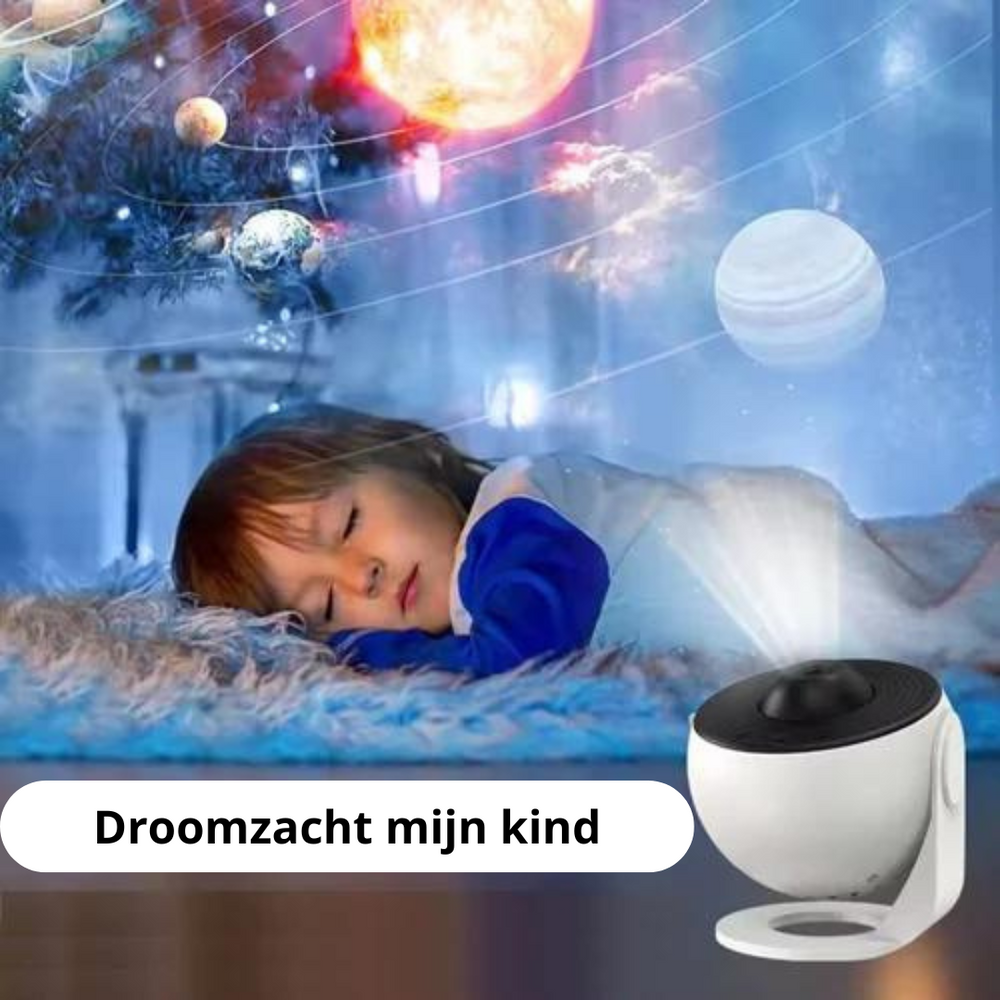 Star projector with 360° rotation – 12 colours, USB powered | Night light