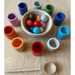 Wooden sorting toy teaches colours, shapes and numbers – durable, BPA-free | toddlers