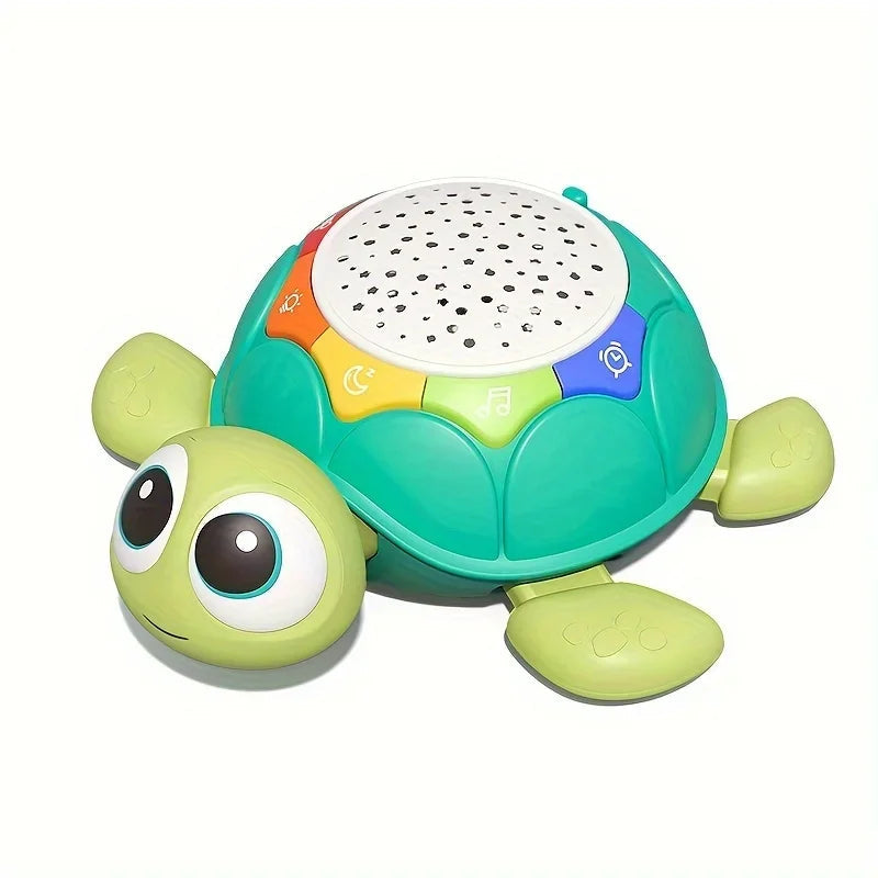 Star projector creates a calming light show at bedtime – soothing sounds, sensory play | Baby toy