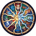 1000-piece constellation puzzle – round design for adults | jigsaw puzzle