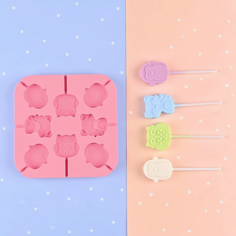 Silicone lolly moulds, BPA-free and reusable – for fridge and freezer, easy to wash | frozen treats